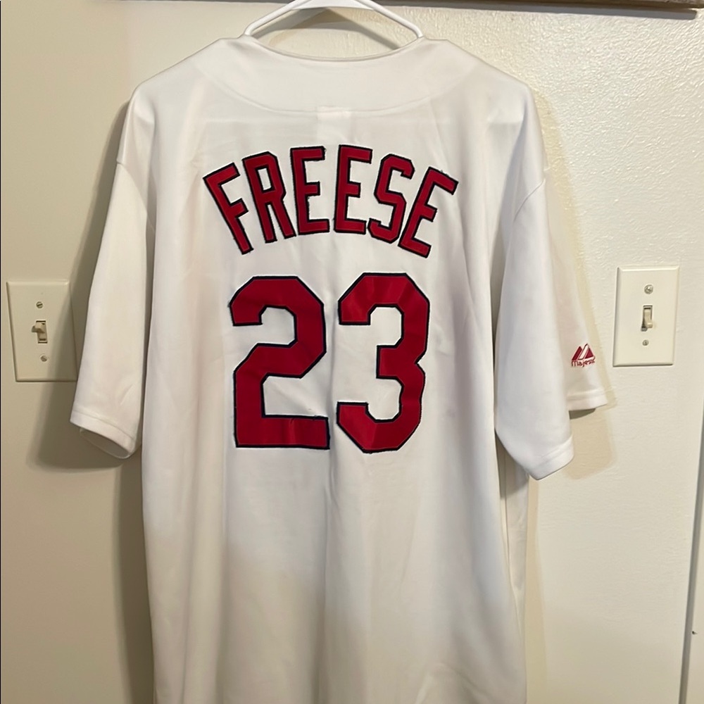 Majestic White Freese 23 Jersey